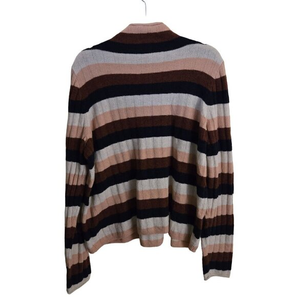 Madewell Evercrest NWT Striped Pullover Coziest Knit Sweater Size XXL - Picture 3 of 8